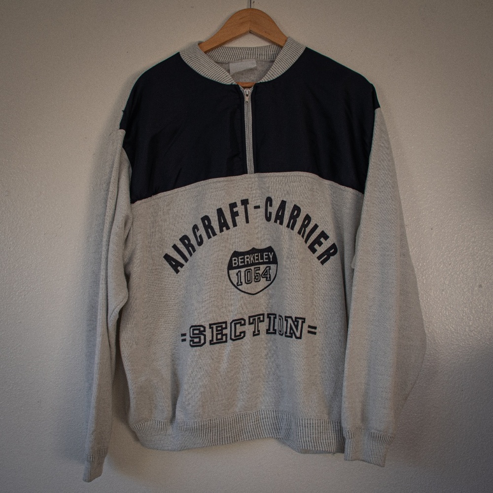 Vintage Aircraft Carrier Berkeley crew neck